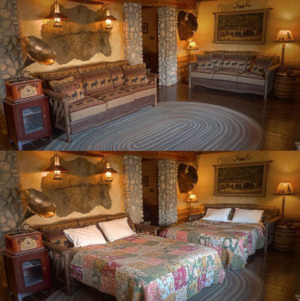 The Log House Lodge Три-Риверс Экстерьер фото